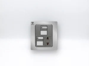 2 Gang 1 Socket