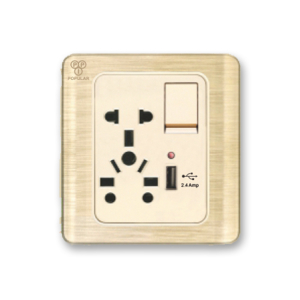 5 in 1 Universal Socket USB