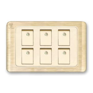 6 Gang 1 way Switch