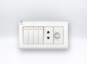 4 Gang 1 Socket 1 Dimmer 1