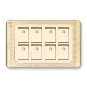 8 Gang 1 way Switch