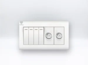 4 Gang 2 Dimmer 1