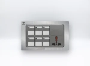 6 Gang Switch Indicator MF Socket
