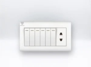 6 Gang 1 Socket 1