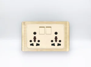 Double Power Socket 6 Pin
