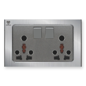 Double Power Socket 6 Pin