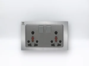Double Power Socket 6 Pin