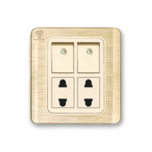 2 Gang 2 Socket