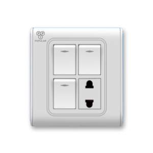 3 Gang 1 Socket 1