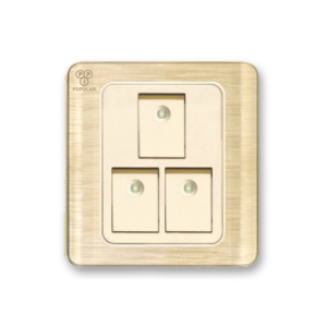 3 Gang 1 way Switch