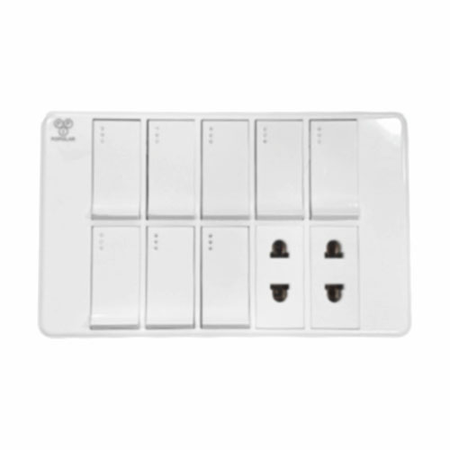 8 Switch & 2 Socket