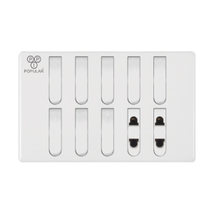 8 Switch & 2 Socket
