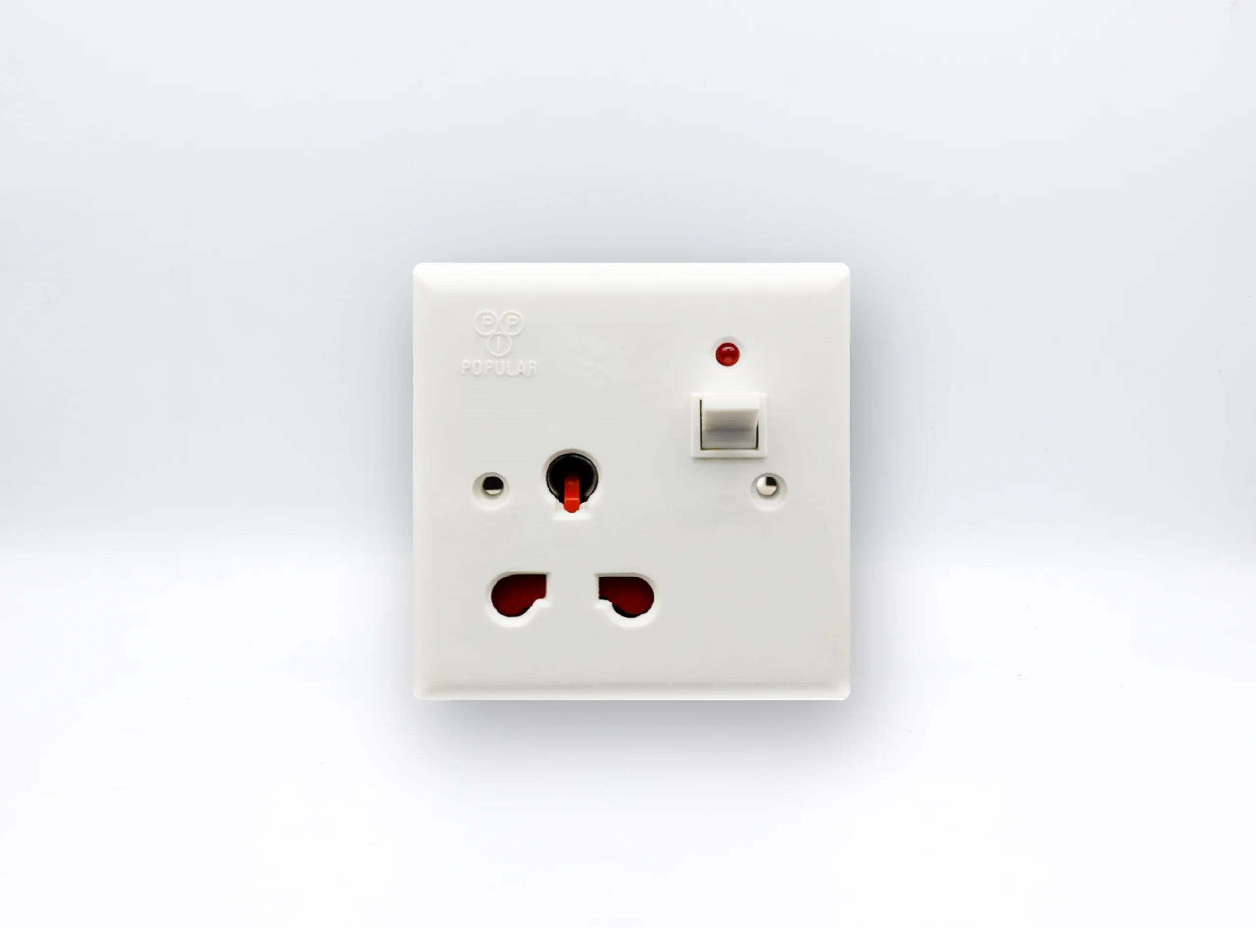 POWER PLUG with LED indicator for (3 x 3) boards - CERAMIC BASE INSULATOR (Porcelain) 40 Amps 240V (Super Heavy Duty)
