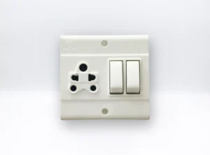 LIGHT PLUG  with DOUBLE SWITCH Bakelite  UNIVERSAL  6A-10A (Heavy Duty)