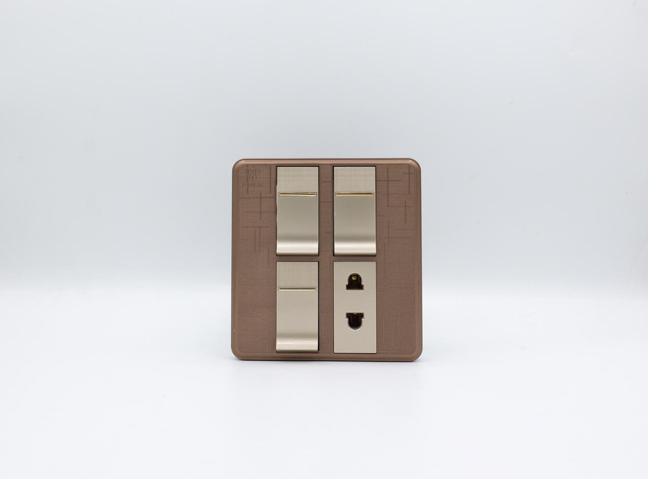 3 Switch & 1 Socket