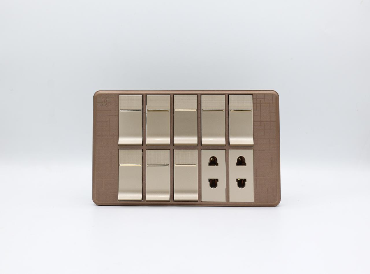 8 Switch & 2 Socket