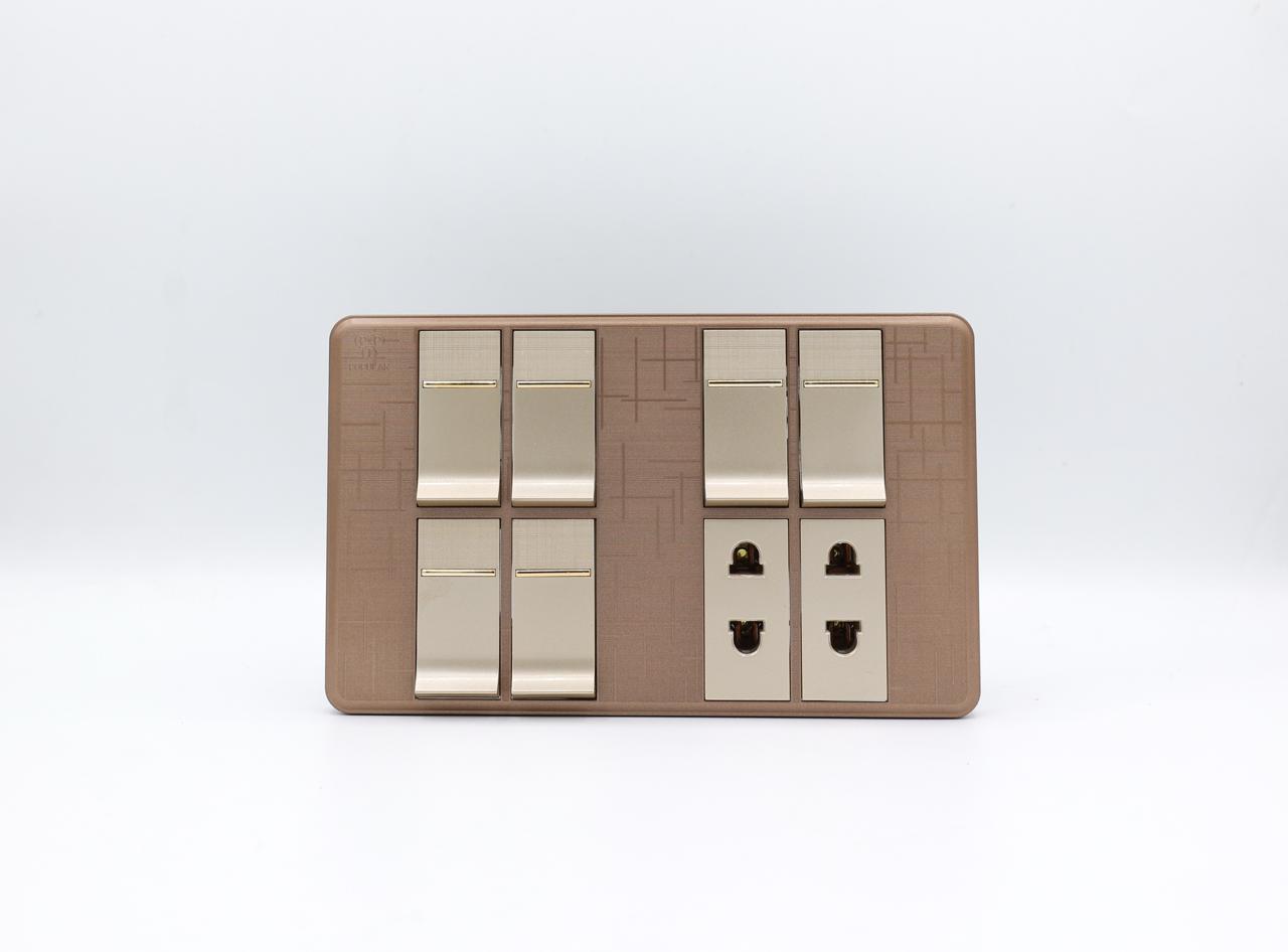 6 Switch & 2 Socket